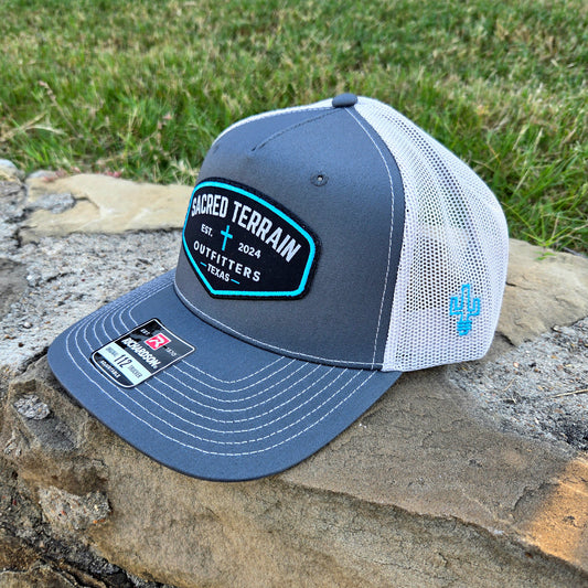 Sacred Shield Richardson 112 Snapback Trucker Black/Graphite OSFM