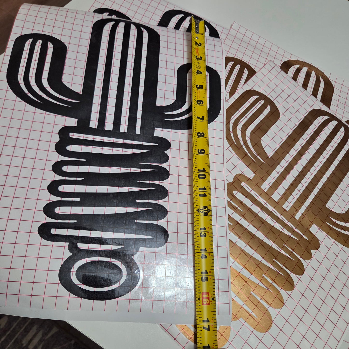 Sacred Terrain Outfitters Bedside Logo Decal - Custom Saguaro Cactus Coilover Design