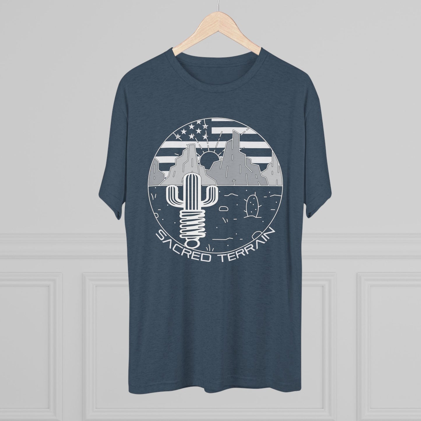 Summer Saguaro — Cactus & American Flag Design