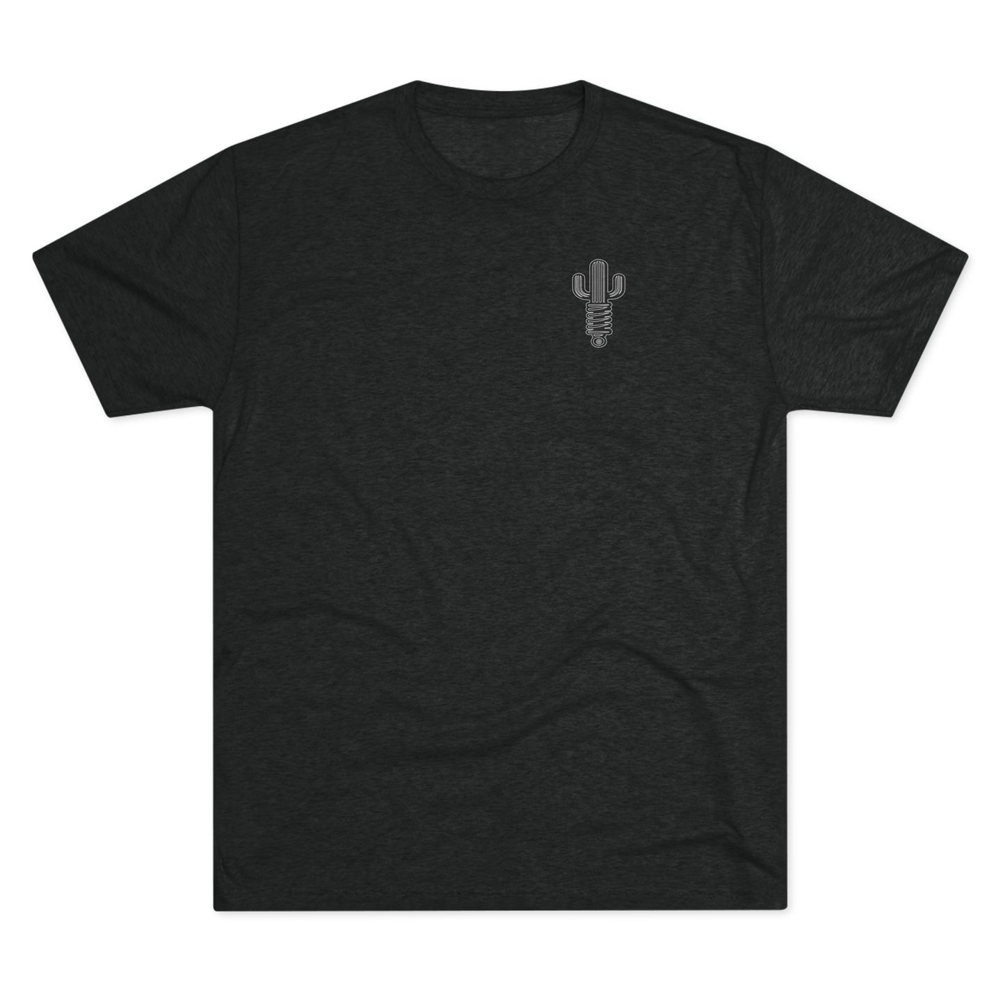 Texas License Plate Cactus Tee — 'Texas Rapduur' Vintage Back Graphic