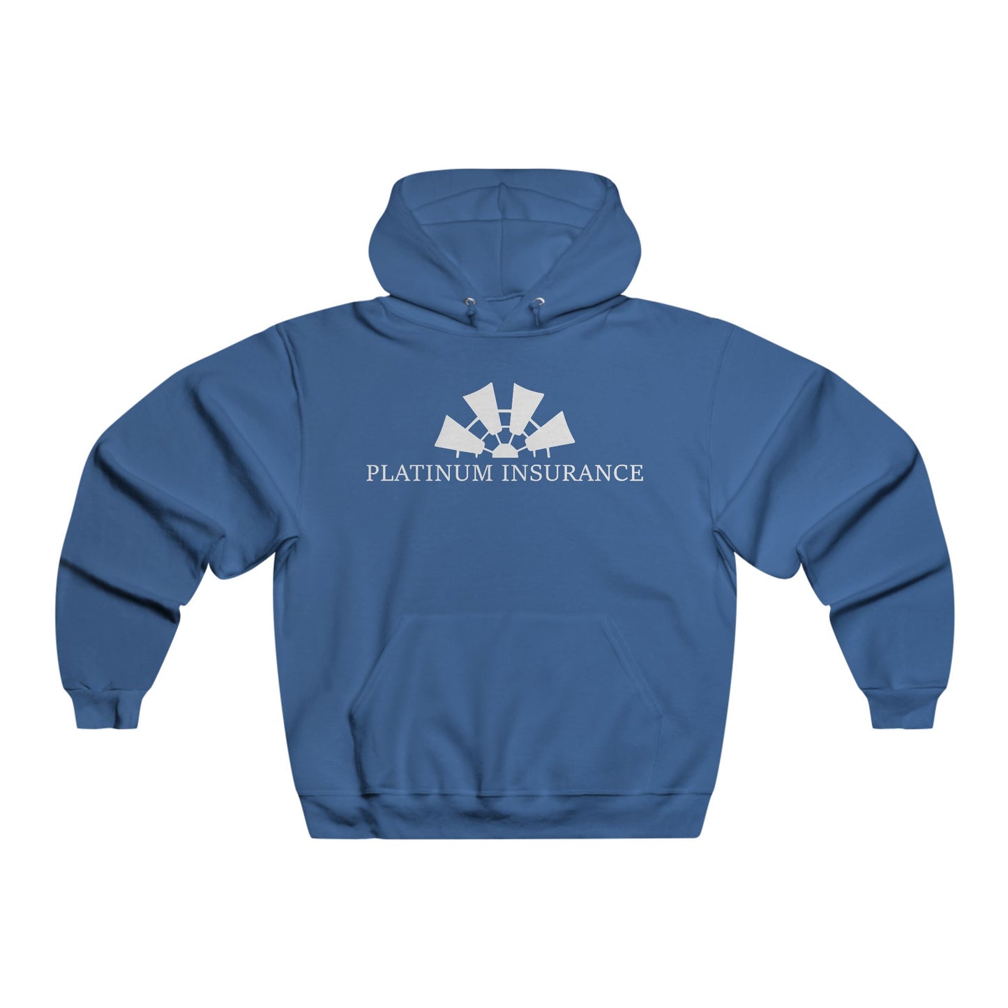 Platinum Insurance Logo Hoodie — Olive Green Men's Pullover