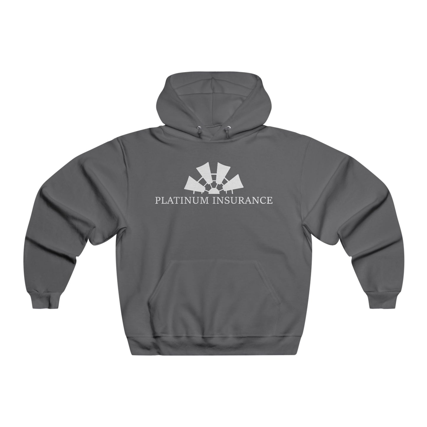 Platinum Insurance Logo Hoodie — Olive Green Men's Pullover
