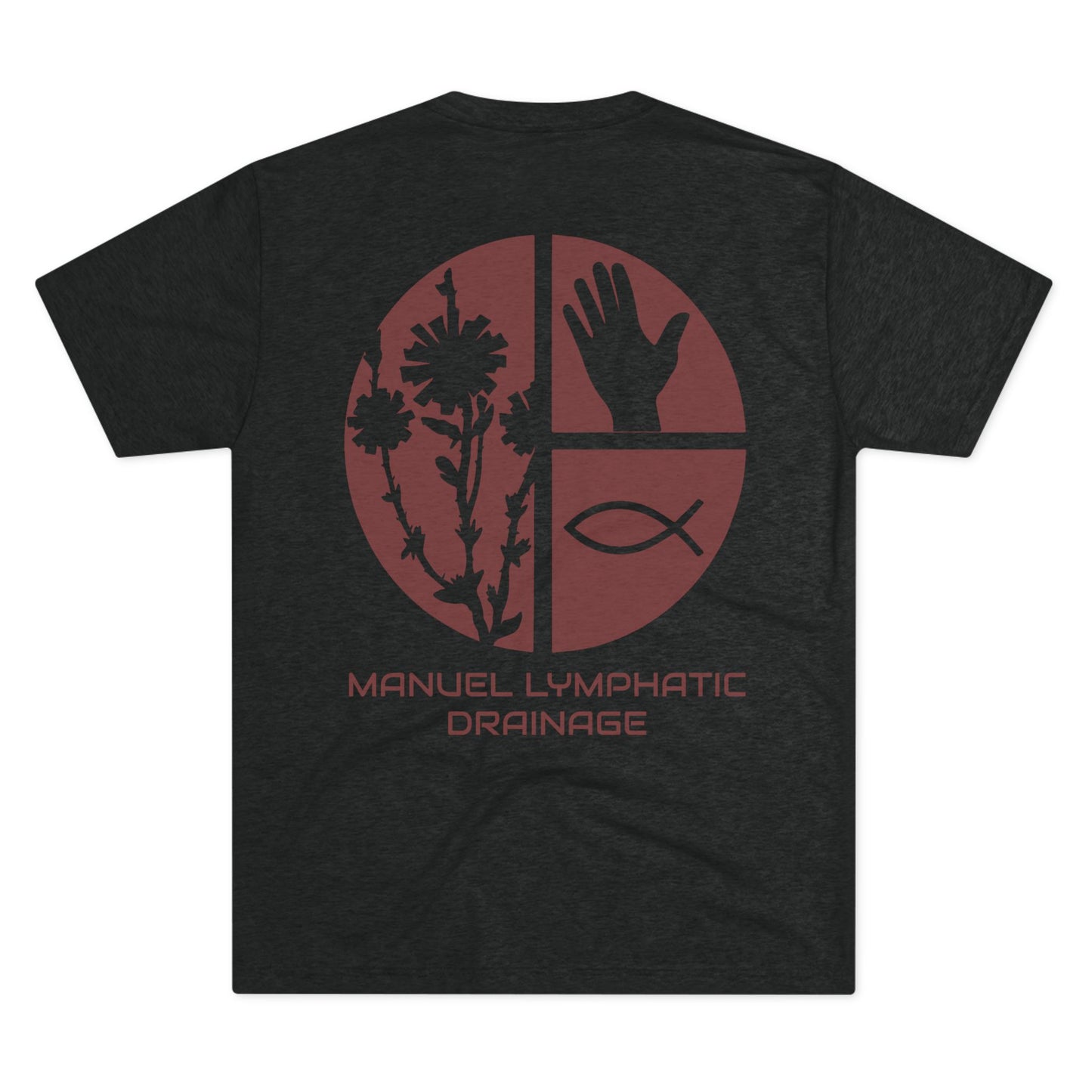 Crew Tee — Manuel Lymphatic Drainage Graphic T‑Shirt