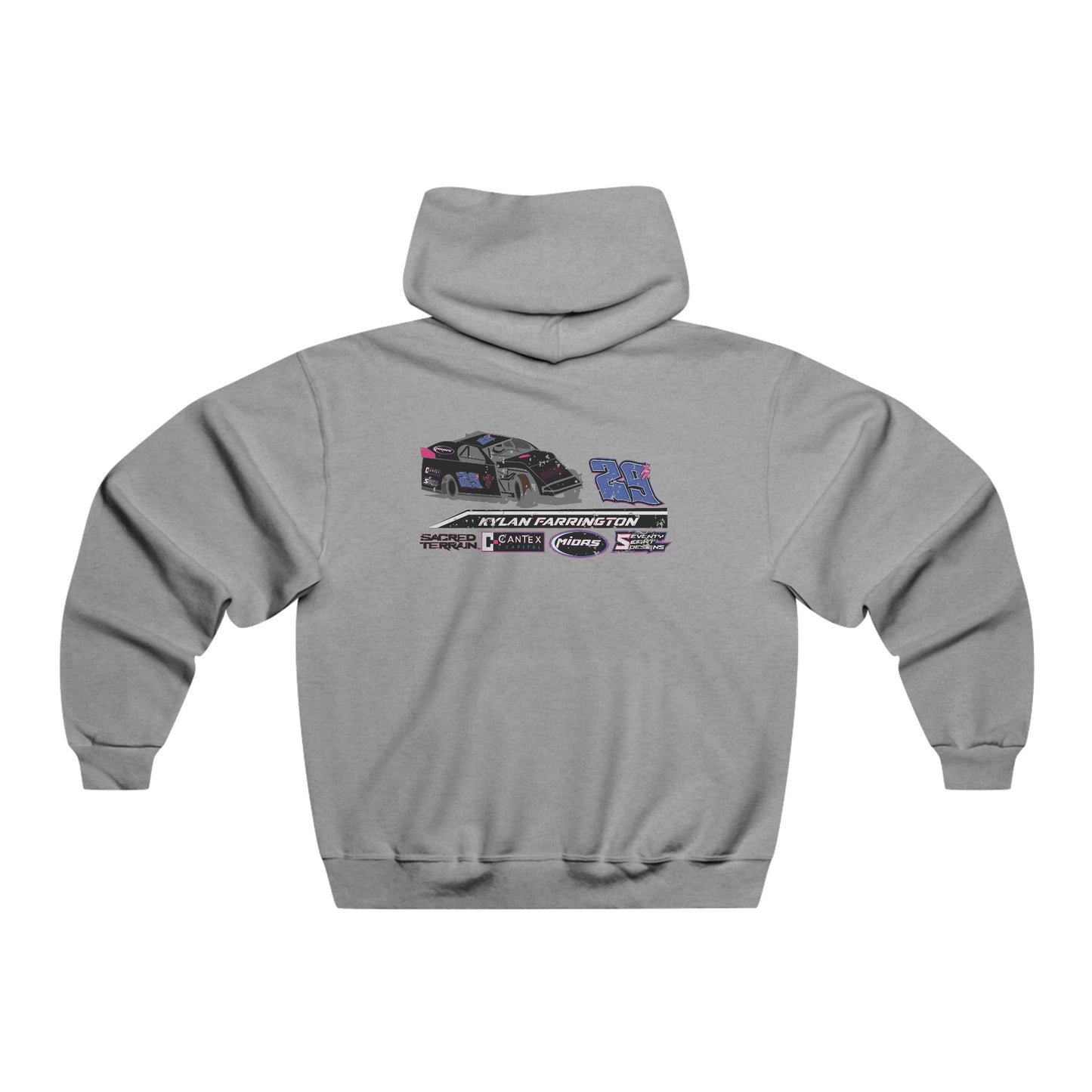 Kylan 29" Race Hoodie — Track Car Graphics & Sponsor Logos