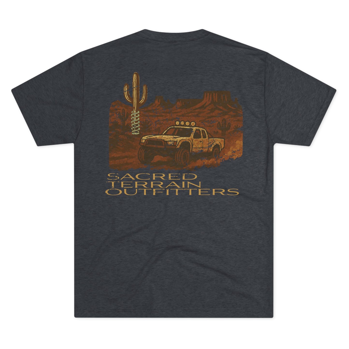 Prerunner/ Sacred Terrain Outfitters/ Unisex Tri-Blend Crew Tee - Sacred Terrain Outfitters Graphic Tee, Casual Wear, Outdoor Adventure Shirt, Road Trip Apparel, Trendy [...]