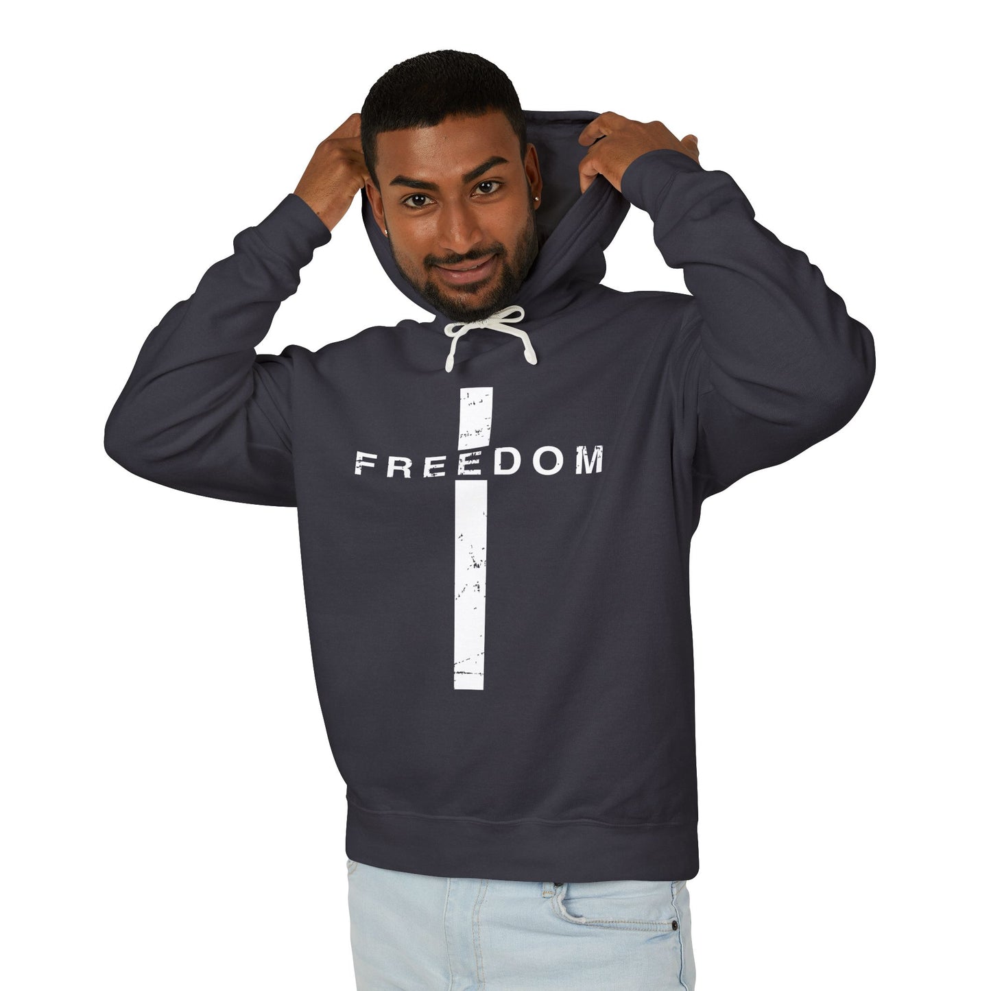 Freedom Cross Lightweight Hoodie - Sacred Terrain Outfitters