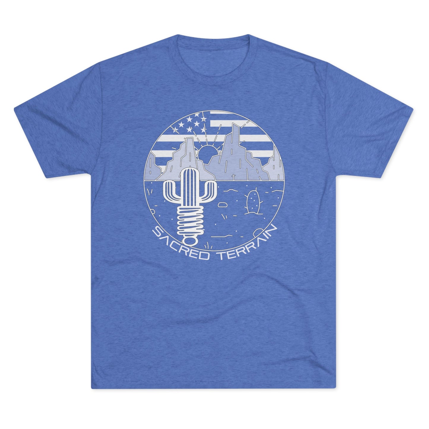 Summer Saguaro — Cactus & American Flag Design
