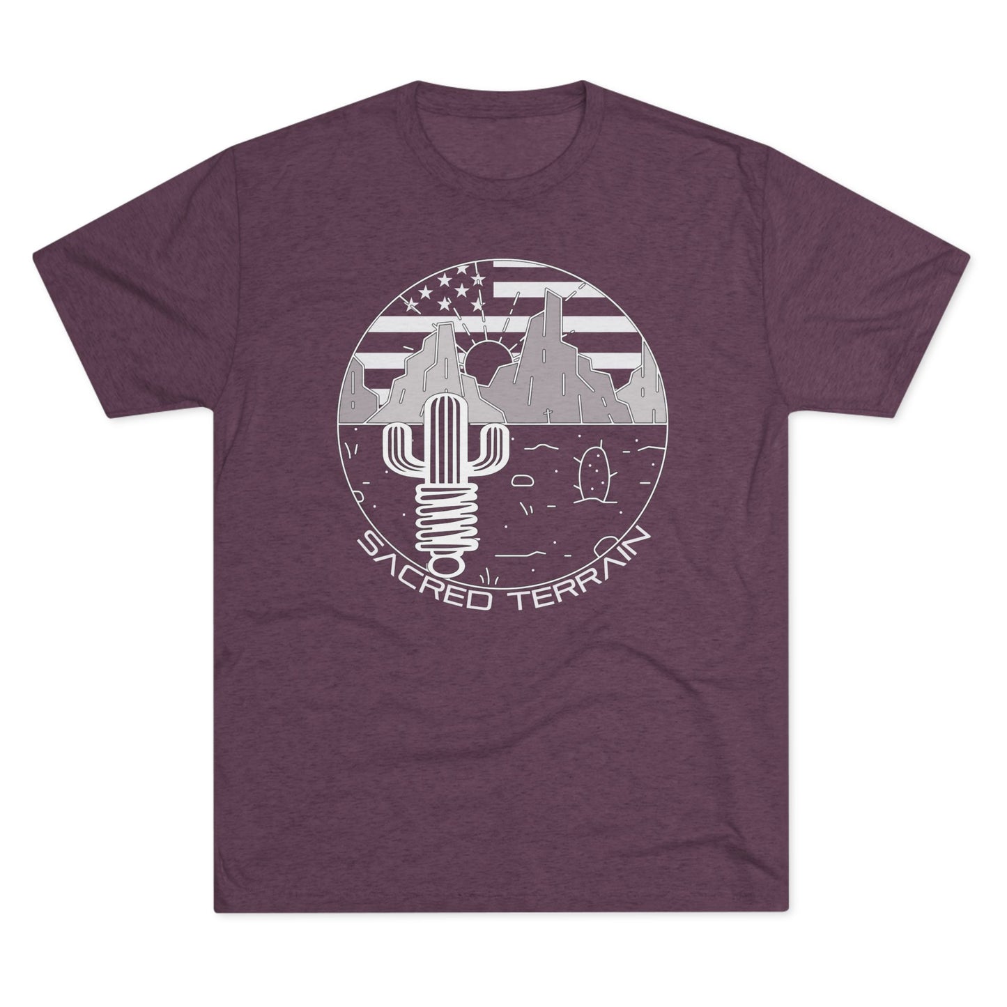 Summer Saguaro — Cactus & American Flag Design