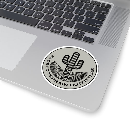 Sacred Terrain Outfitters Logo Decal, Adventure Stickers, Laptop Stickers, Cactus Design Stickers, Outdoor Decor, Travel Gear