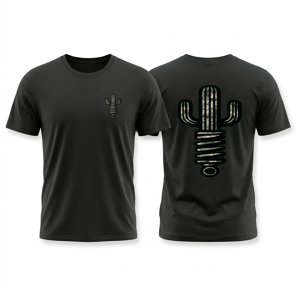 Sacred Hunt Black Camo Tee