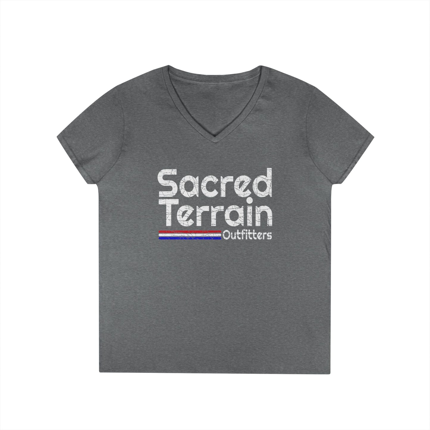 Ladies Retro STO V-Neck T-Shirt