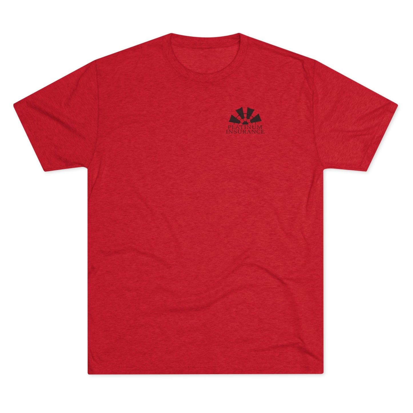 Platinum Insurance Logo Tee — Corporate Branded Crew Shirt