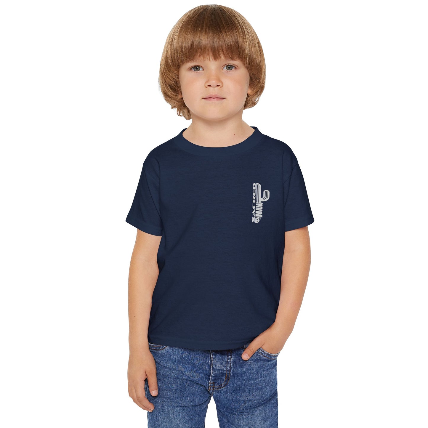Toddler T‑Shirt – Vintage Texas License Plate “FKE RPTR” Graphic