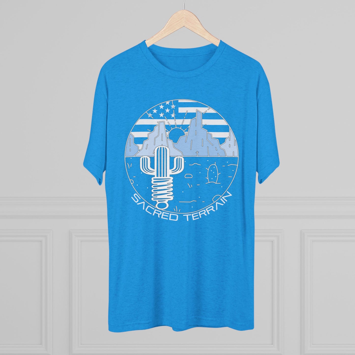 Summer Saguaro — Cactus & American Flag Design