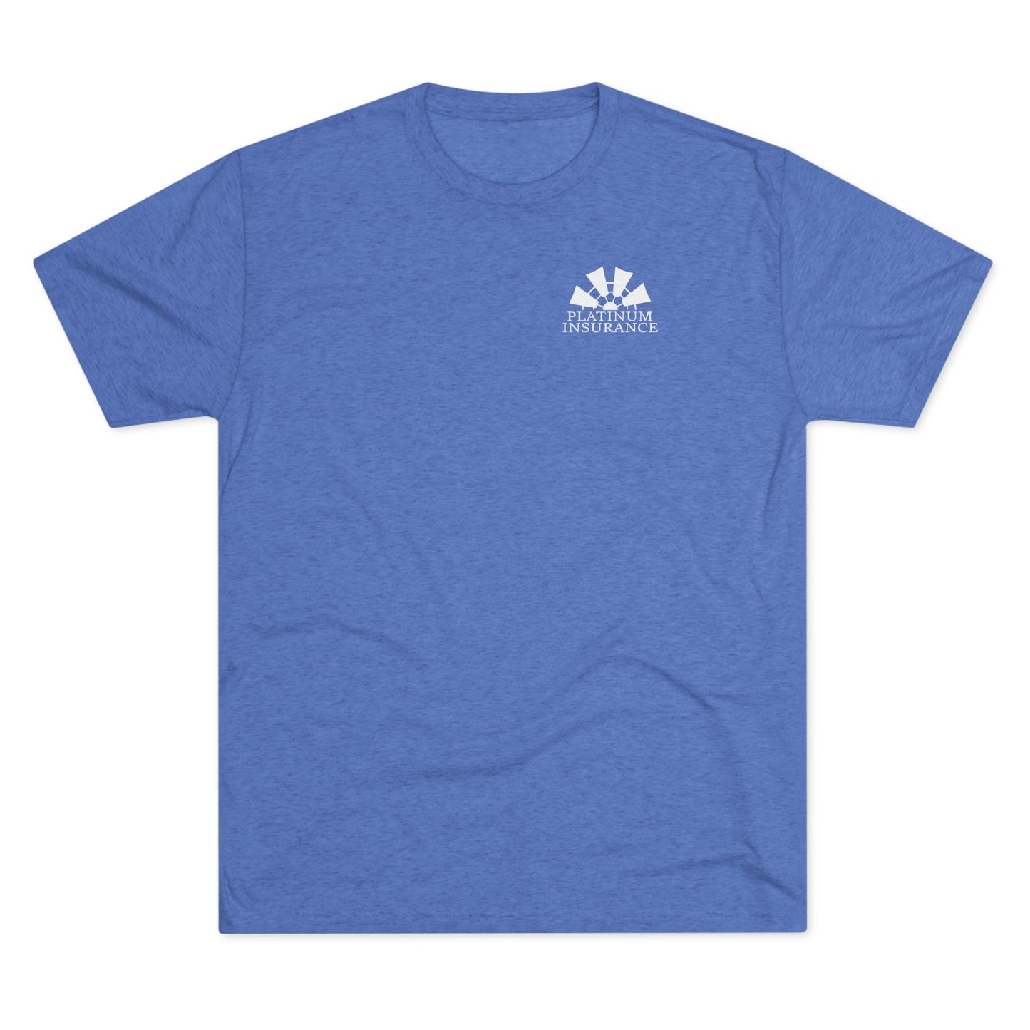 Platinum Insurance Logo Tee — Corporate Branded Crew Shirt