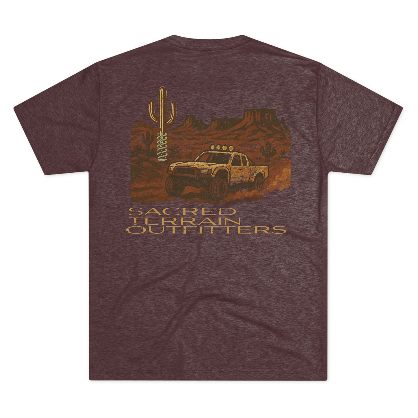 Prerunner/ Sacred Terrain Outfitters/ Unisex Tri-Blend Crew Tee - Sacred Terrain Outfitters Graphic Tee, Casual Wear, Outdoor Adventure Shirt, Road Trip Apparel, Trendy [...]