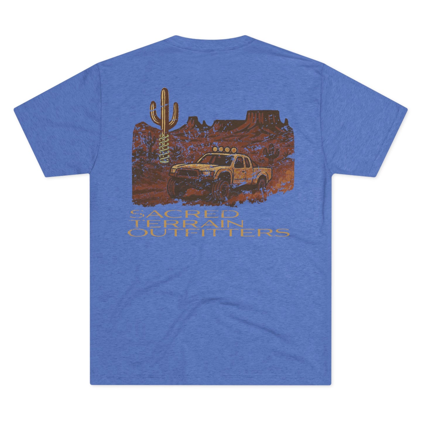 Prerunner/ Sacred Terrain Outfitters/ Unisex Tri-Blend Crew Tee - Sacred Terrain Outfitters Graphic Tee, Casual Wear, Outdoor Adventure Shirt, Road Trip Apparel, Trendy [...]