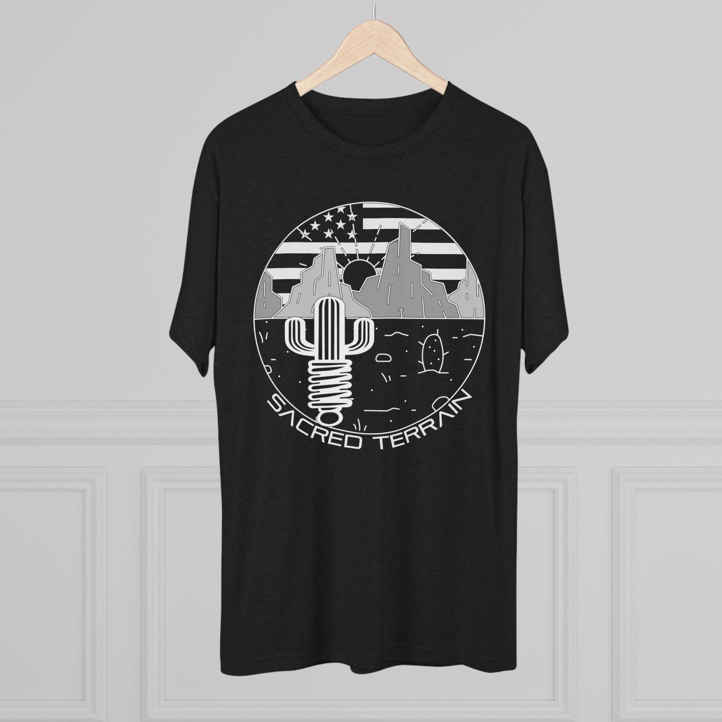 Summer Saguaro — Cactus & American Flag Design
