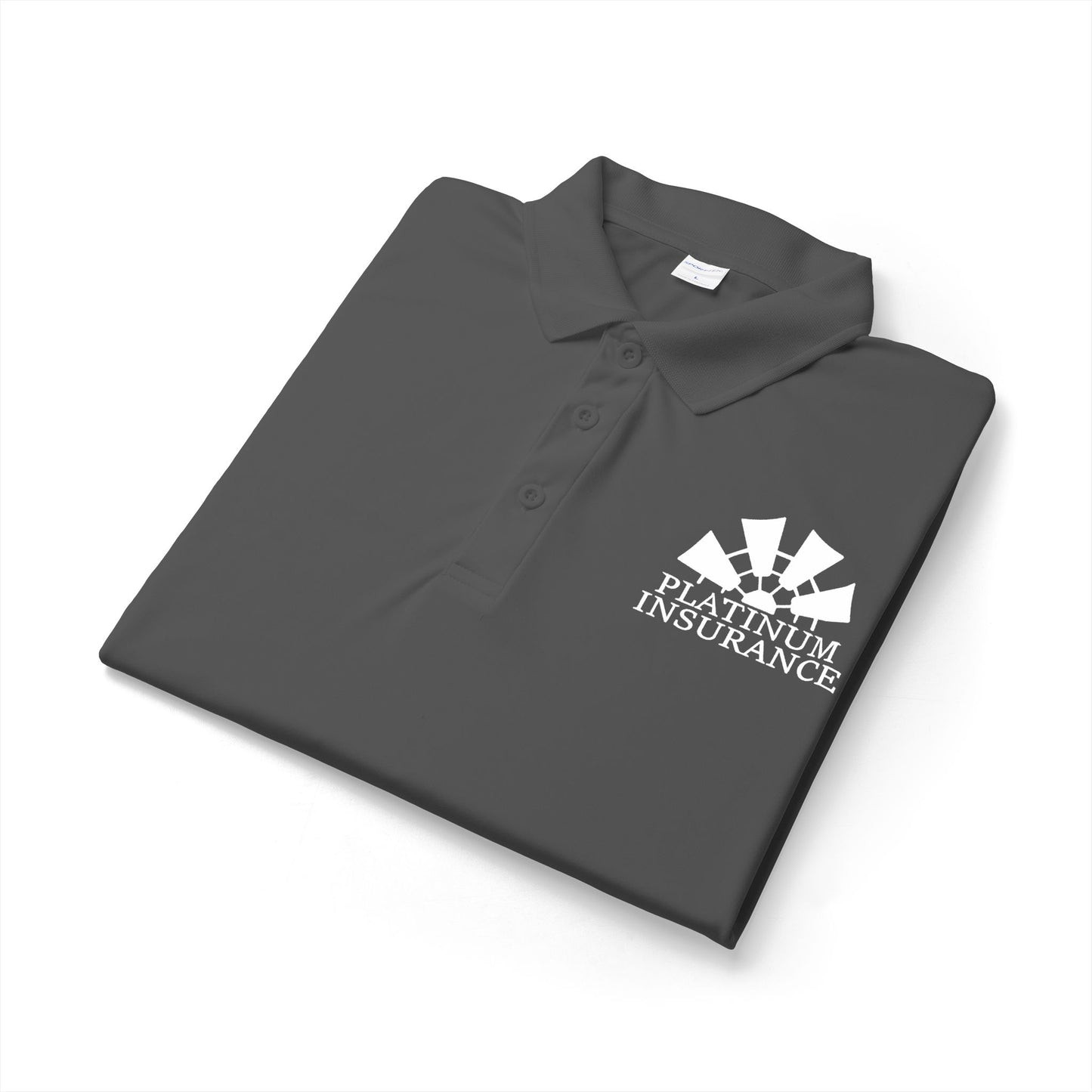 Performance Polo Shirt with Subtle Left-Chest Logo — Breathable Sport-Tek Posi-Charge Workwear