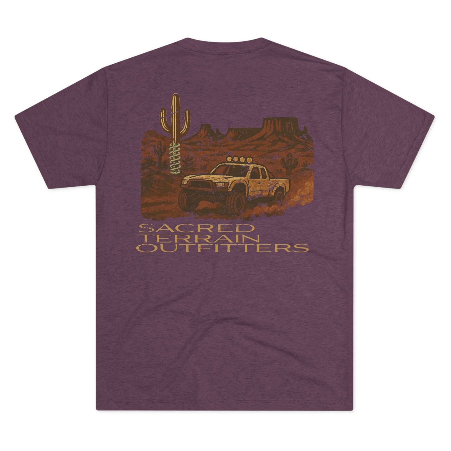 Prerunner/ Sacred Terrain Outfitters/ Unisex Tri-Blend Crew Tee - Sacred Terrain Outfitters Graphic Tee, Casual Wear, Outdoor Adventure Shirt, Road Trip Apparel, Trendy [...]