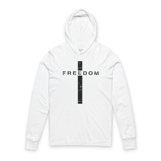 Freedom Cross Unisex Lightweight Hooded Tee