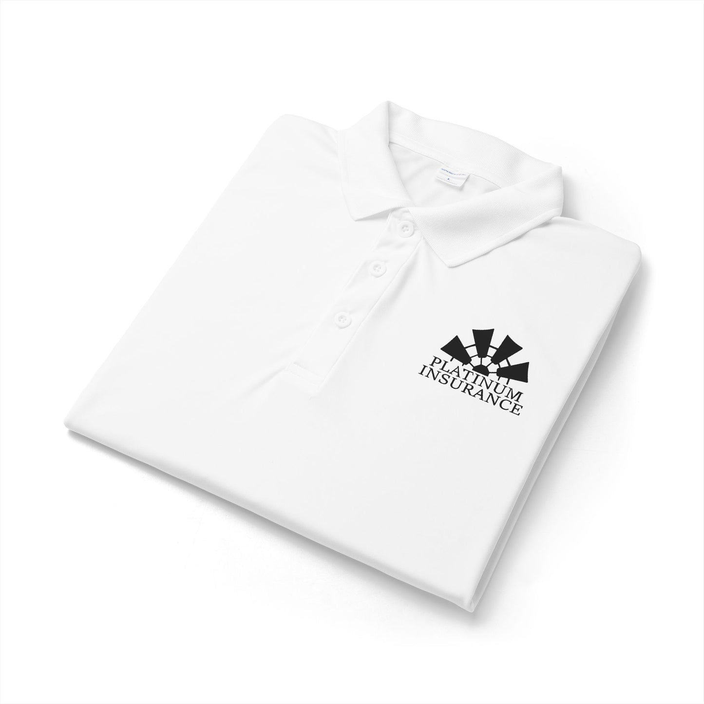 Performance Polo Shirt with Subtle Left-Chest Logo — Breathable Sport-Tek Posi-Charge Workwear