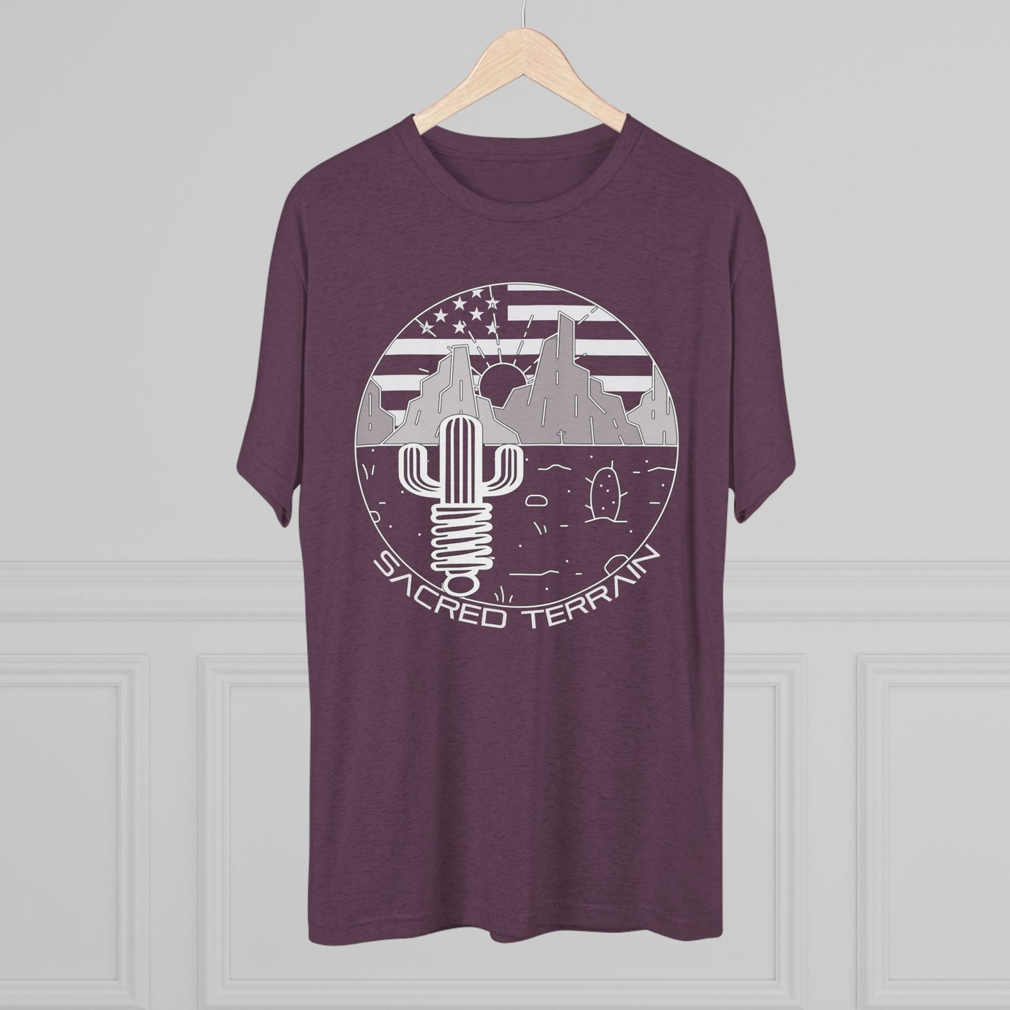 Summer Saguaro — Cactus & American Flag Design