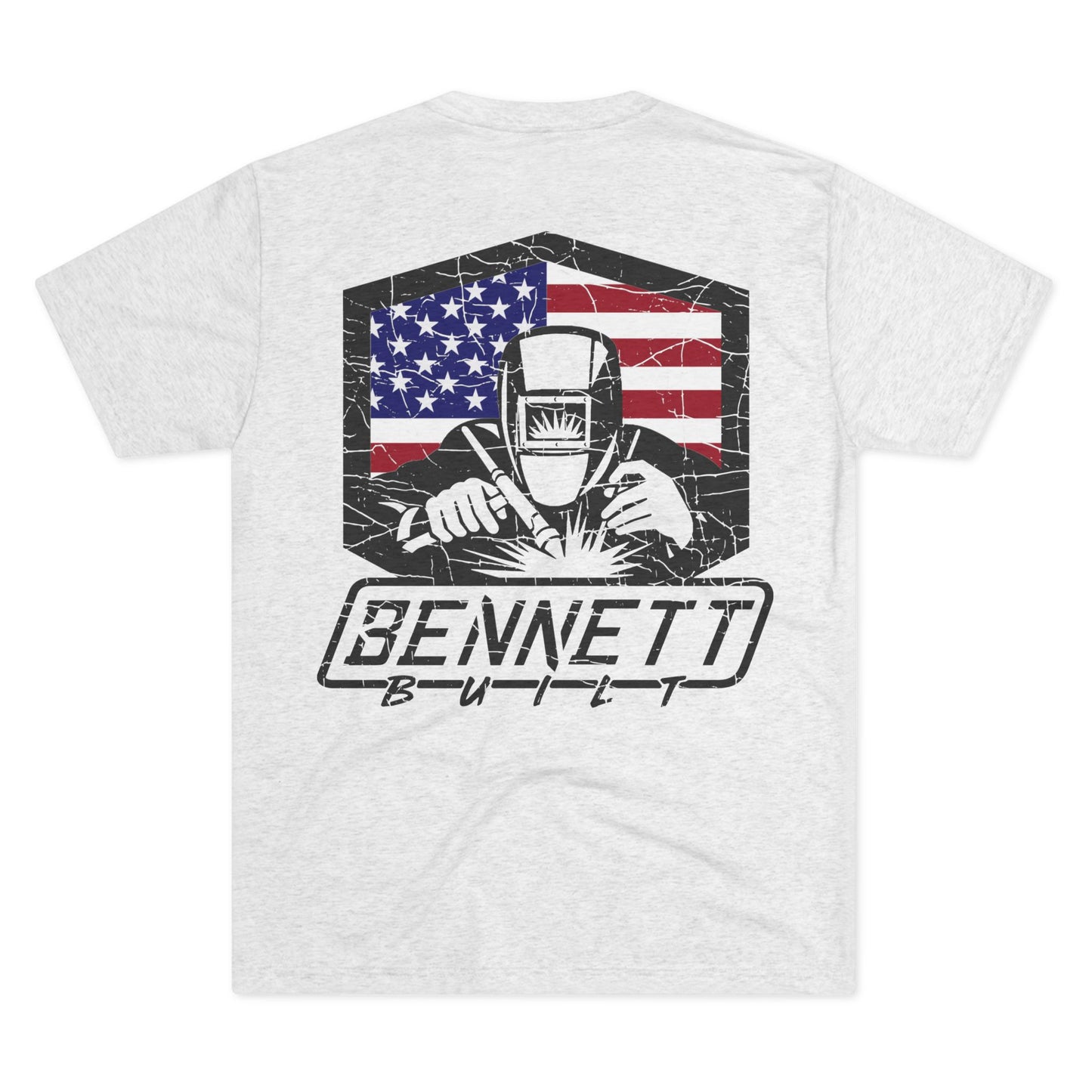 Bennett Built Option B — American Flag Welder Shirt