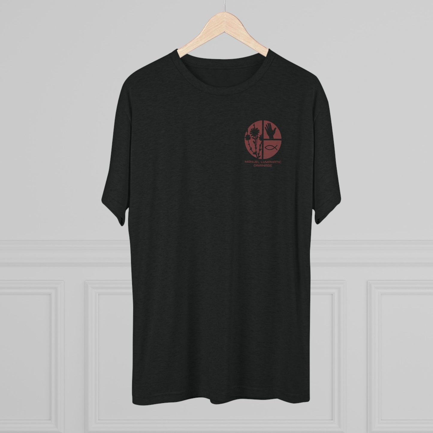 Crew Tee — Manuel Lymphatic Drainage Graphic T‑Shirt