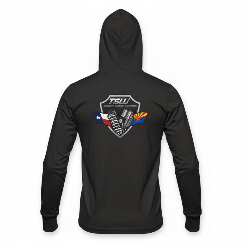 TSW LIGHT WEIGHT HOODED TEE | SACRED TERRAIN OUTFITTERS