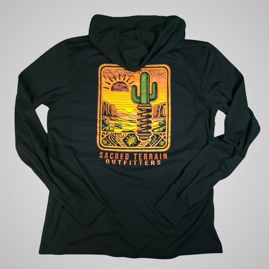Sacred Saguaro Men Hooded Tee