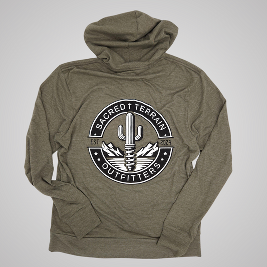 Cactus Crest Hooded T-Shirt