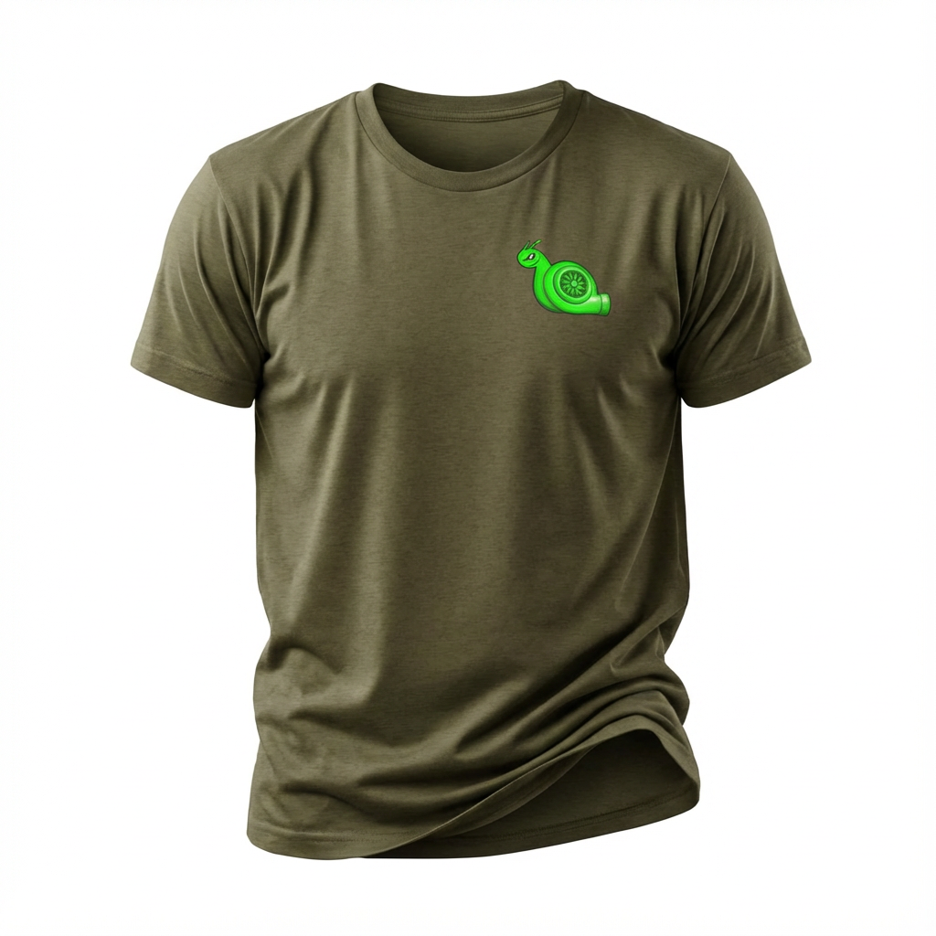 TEXAS SPEEDLAB PERFORMANCE DISTRESSED T-SHIRT-MILITARY GREEN