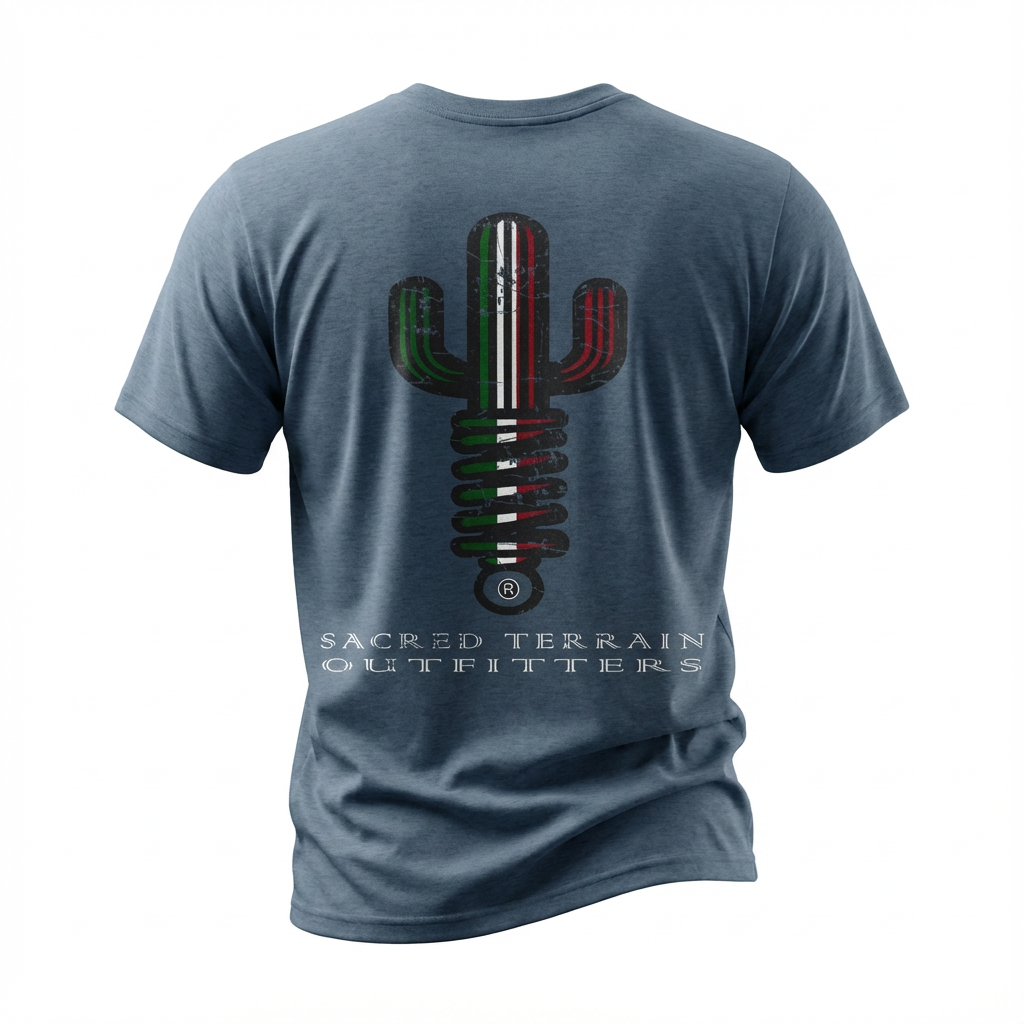 'Sacred Terrain'  Viva Mexico Desert Graphic Crewneck