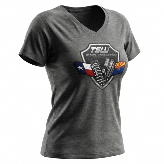 TEXAS SHOCK WORKS LADIES MAKING DIRT SEXY V-NECK  |  SACRED TERRAIN OUTFITTERS