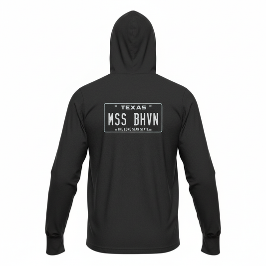 MSS BHVN Plate Hooded Long Sleeve Tee