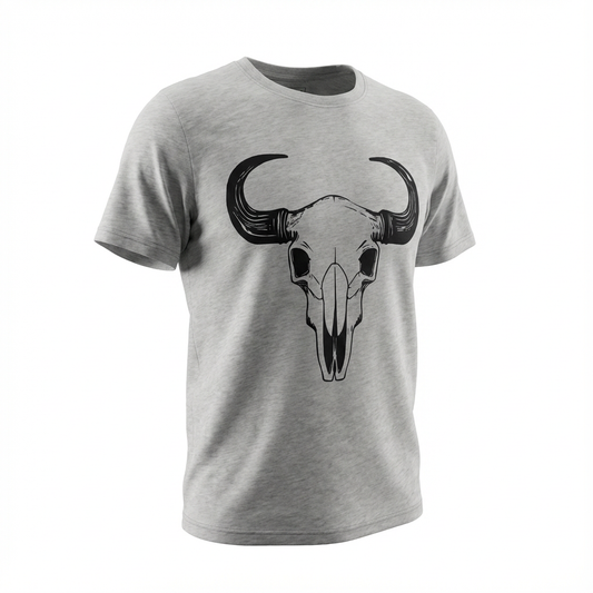 Bison Spring Oatmeal Mens T-shirt