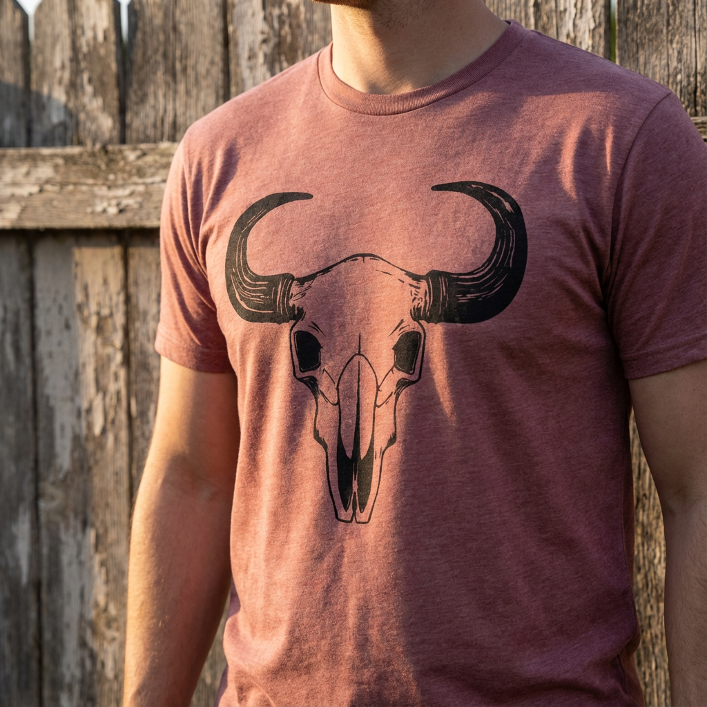 Bison Spring Mens T-Shirt