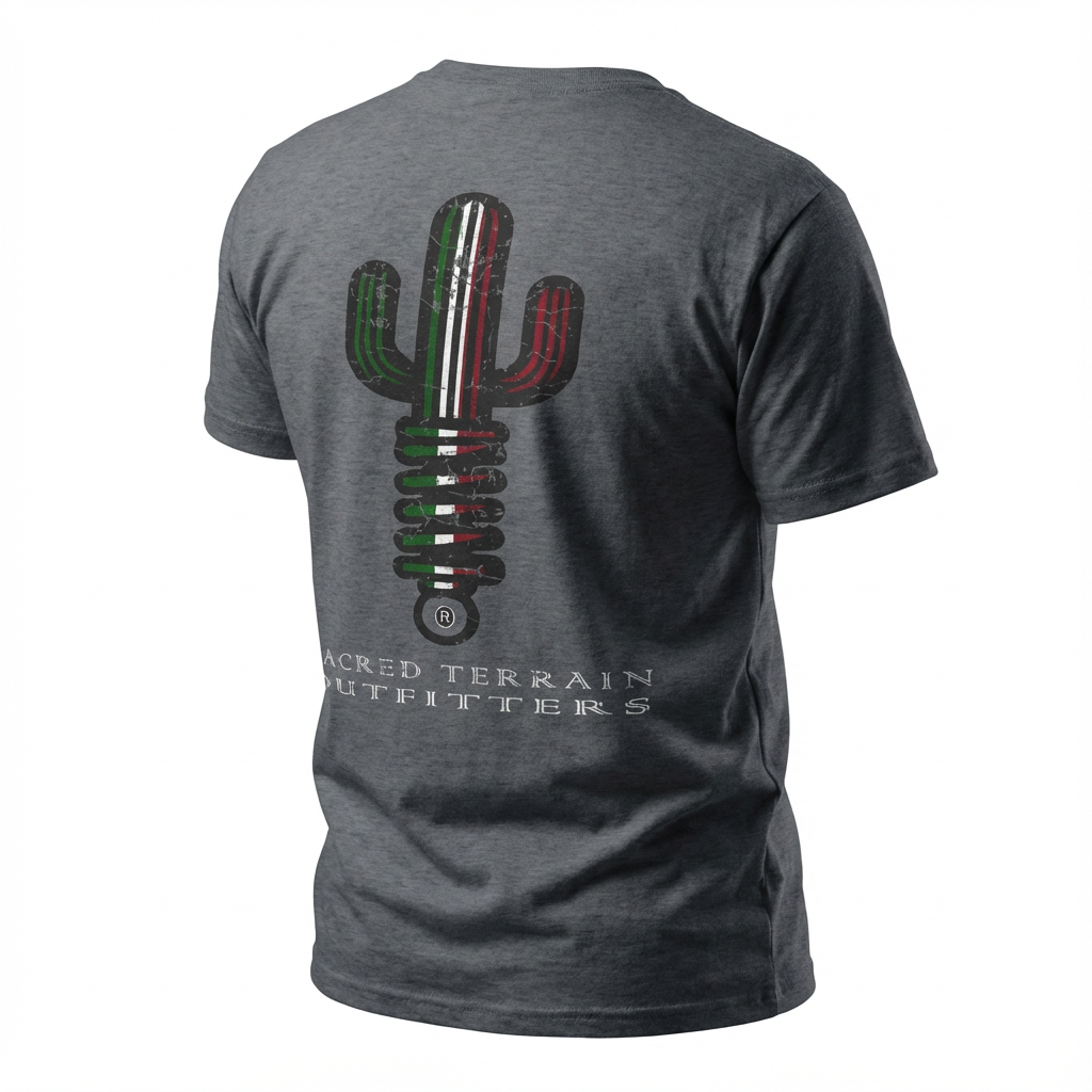 'Sacred Terrain'  Viva Mexico Desert Graphic Crewneck