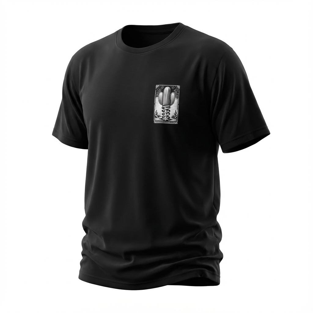 Coil-Over Black Men's T-Shirt