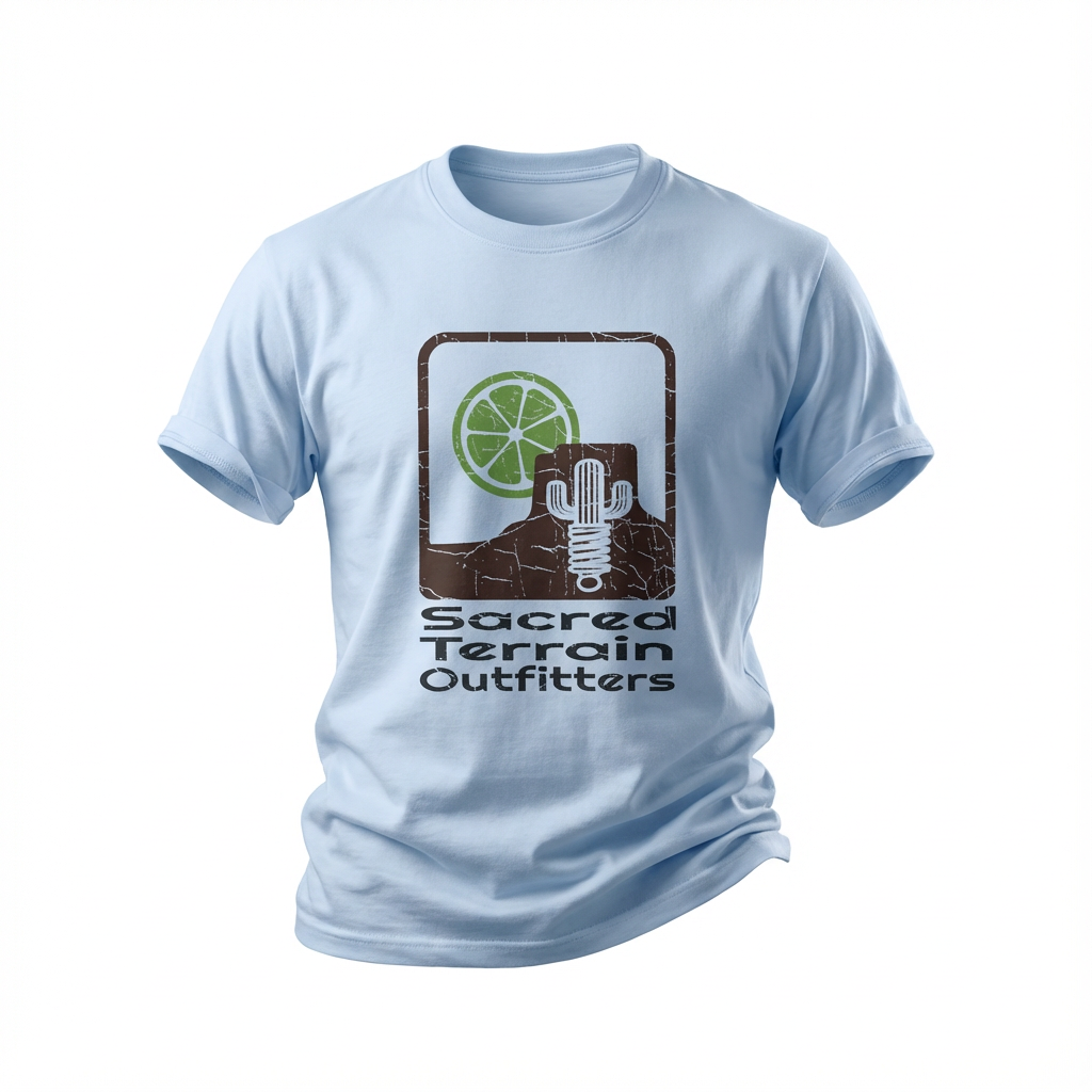 Lime Sunrise — Sacred Terrain Outfitters Graphic Tee