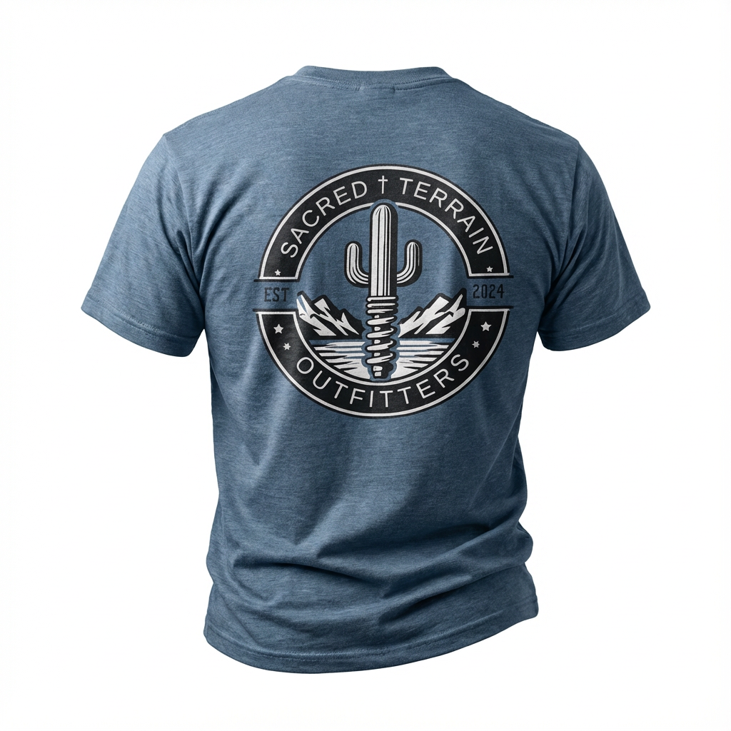 Vintage Cactus Crest Glacier Unisex