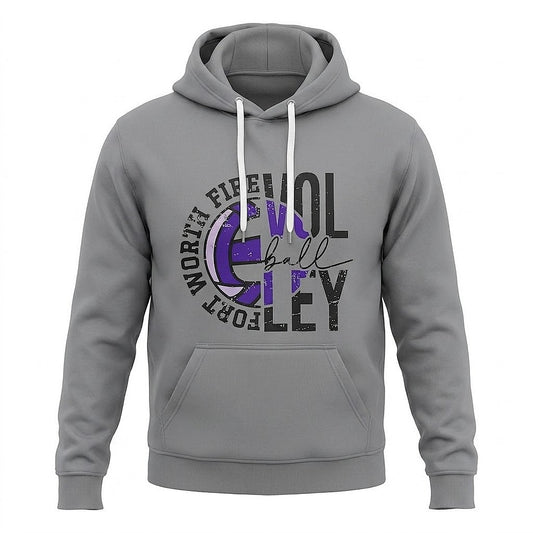 Fort Worth Fire Volleyball Hoodie Comfort Colors