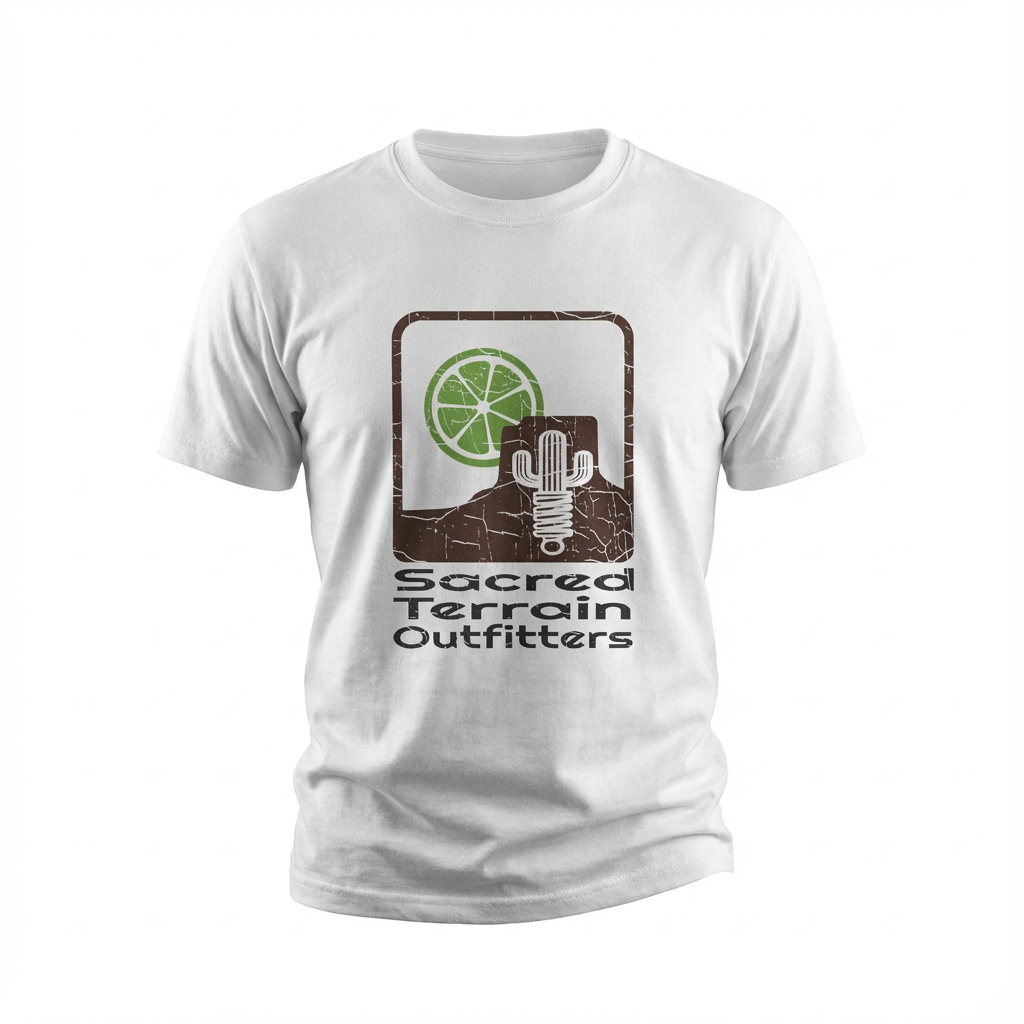 Lime Sunrise — Sacred Terrain Outfitters Graphic Tee