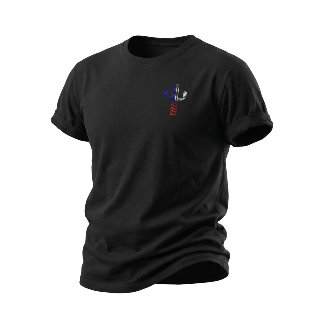 Saguaro R,W&B Logo- Sacred Terrain Outfitters