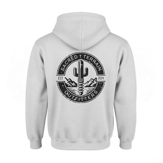 Cactus Crest Distressed Hoodie