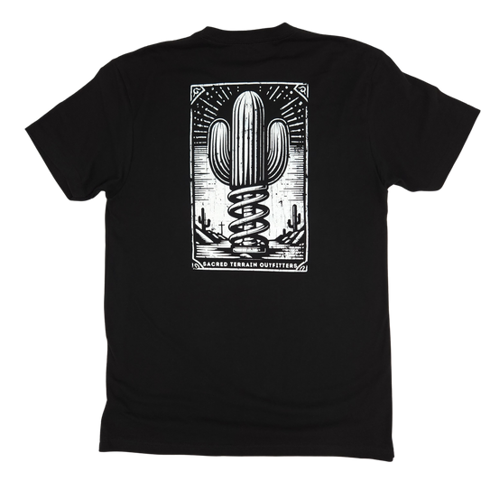 Coil-Over Black Men's T-Shirt